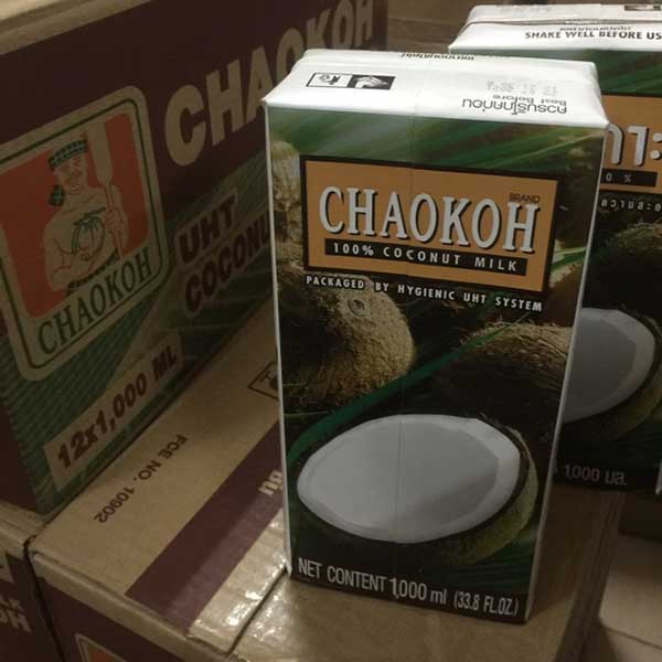 nước cốt dừa chaokoh nhập khẩu thái lan