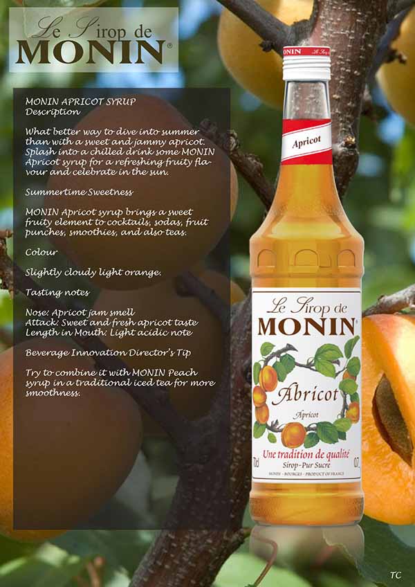 thông tin Monin Apricot Syrup